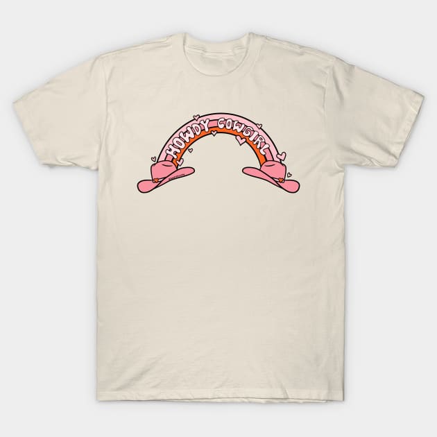 Howdy Cowgirl T-Shirt by Doodle by Meg